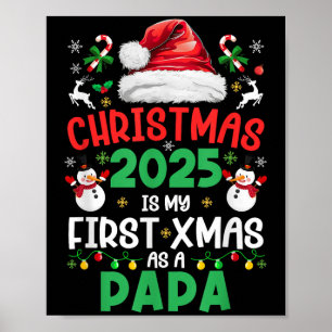 Grappig Kerstmis 2025 Is Mijn Eerste Kerstmis Als Poster