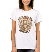 Grappig Kerstmis "Alle Otter Rendieren"
