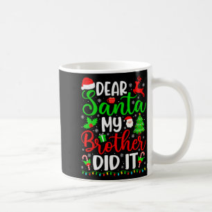 Grappig Kerstmis Beste Sint Mijn Broer Heeft Het G Koffiemok