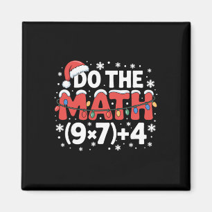 Grappig kerstmis doe de wiskunde meme 67 vakantie magneet