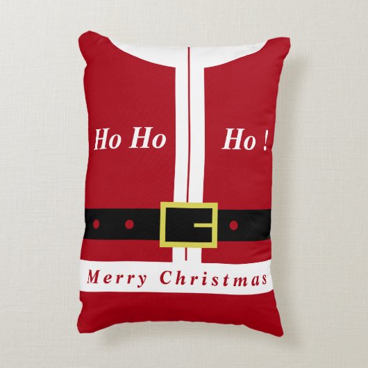 Grappig Kerstmis Kerstman Kussen (Achterkant (Verticaal))