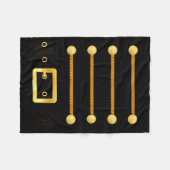 Grappig Kerstmis met Notenkraker Kostuum Fleece Deken (Voorkant (Horizontaal))