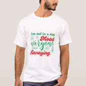 Grappig Kerstmis T-shirt (Voorkant)