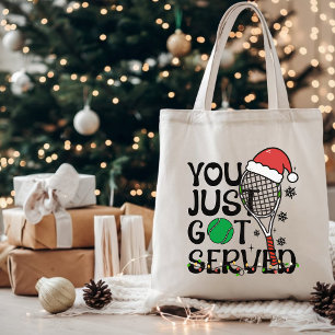 Grappig Kerstmis Tennis Liefhebber Je Bent Zojuist Tote Bag