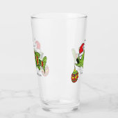 Grappig kerstmis Vist de Cartoon van de visklauw Glas (Links)