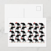Grappig kerstpooping Dog Briefkaart (Voorkant / Achterkant)