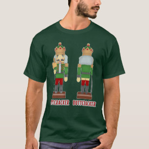 Grappig kerstrecker Buttkraker Humoureuze T-shirt