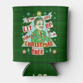 Grappig kerstrecro Drink Humor Man Blikjeskoeler (Voorkant)