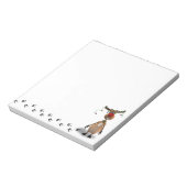 Grappig kerstrood met neus rendier notitieblok (Gedraaid)