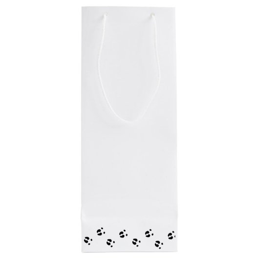 Grappig kerstrood met neus rendier wijn cadeautas (Achterkant)