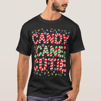 Grappig Kerstsnoep Cane Lover Crew Xmas Snoep T-shirt