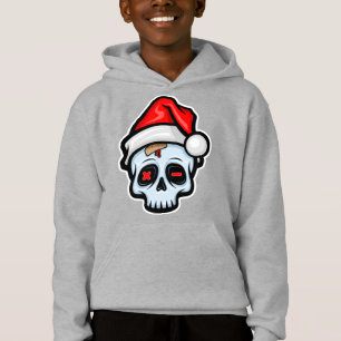 Grappig kerstsschedel, Cartoon stijl