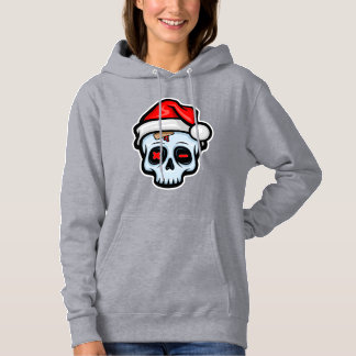 Grappig kerstsschedel, Cartoon stijl Hoodie