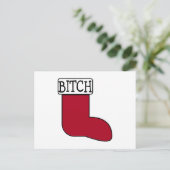 Grappig kerststoppingen feestdagenkaart (Staand voorkant)