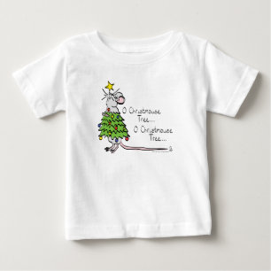 Grappig kersttaartje-Cartoon