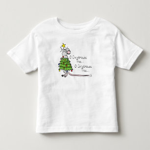 Grappig kersttaartje-Cartoon Kinder Shirts