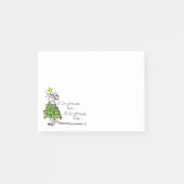 Grappig kersttaartje-Cartoon Post-it® Notes (Voorkant)