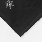 Grappig kerstvolleybalspelers overvallen kerstmis fleece deken (Hoek)