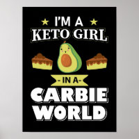 Grappig Keto Meisje Schattige Ketogenic Diet Avoca
