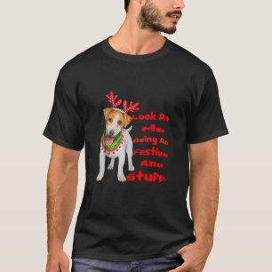 Grappig kijk me zijn allemaal feestelijk en zo Chr T-shirt