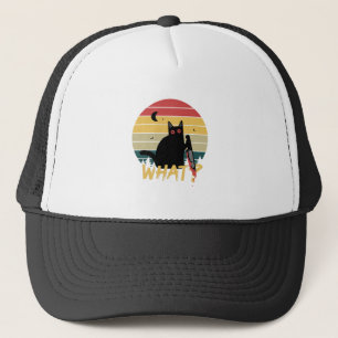 Grappig Killer Cat "What"? Trucker Pet