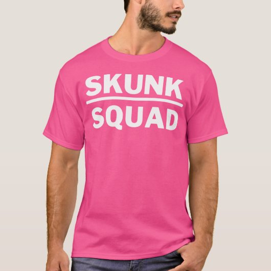 Grappig Kind Skunk Squad T-shirt (Voorkant)