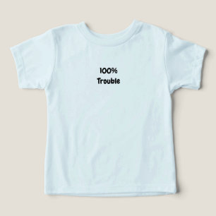 Grappig kinder T-shirt 100% problemen