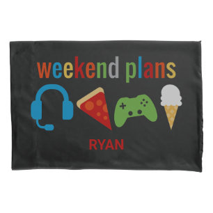 Grappig Kinder Weekend Plans Gamer Video Game Boys Kussensloop