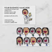 Grappig kindergeneeskundig Visitekaartje (Voorkant / Achterkant)