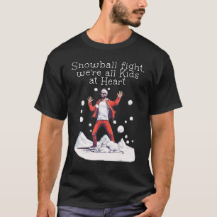 Grappig kinderlijk Man in trainingspak voor Snowba T-shirt