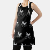 Grappig Kip Rijden Fietser Leuke Dier Liefde Schort (Insitu)