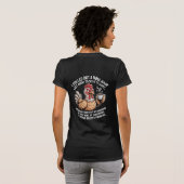 Grappig Kip Shirt Ontwerp Sarcasische Vrouw T-Shir (Achterkant volledig)