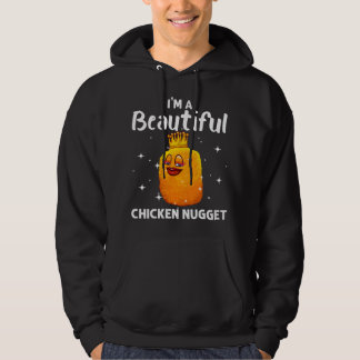Grappig Kipnuggetontwerp Kinderen Mannen Vrouwen M Hoodie