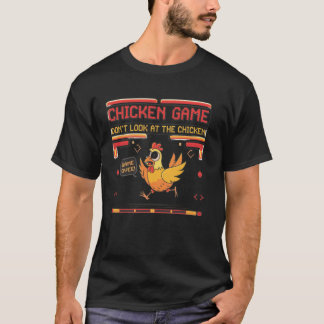 Grappig Kippen Spelletje Kijk Niet naar de Kip Gam T-shirt