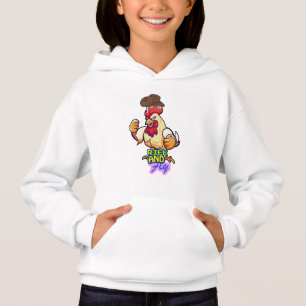 Grappig Kippen 'Sta Op en Vlieg' T-Shirt