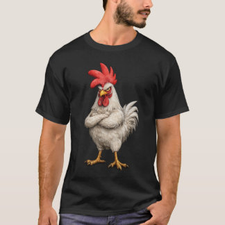 Grappig Kippen T-Shirt met Attitude – Cool Boerder