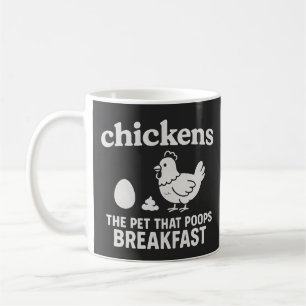 Grappig Kippenboerderij Bord - Het Huisdier Dat On Koffiemok