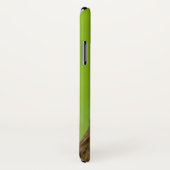 Grappig kippengezicht op groen Case-Mate iPhone case (Achterkant / rechts)