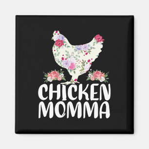 Grappig Kippenmoeder T-shirt Voor Vrouwen Moederda Magneet