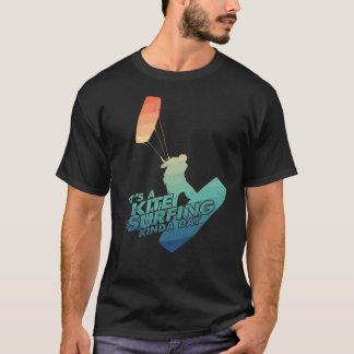 Grappig kitesurfen Quote kleuren look T-shirt