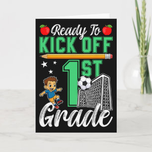 Grappig klaar om 1e klas voetbal te starten Ck naa Kaart