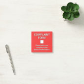Grappig Klachtenformulier Post-it® Notes (Kantoor)