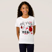 Grappig klein Miss Love Bug Schattigee Valentijnsd T-shirt (Voorkant volledig)