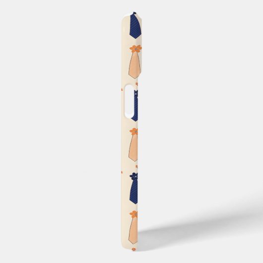 Grappig klein Stropdassen patroon Case-Mate iPhone Case (Achterkant / Rechts)