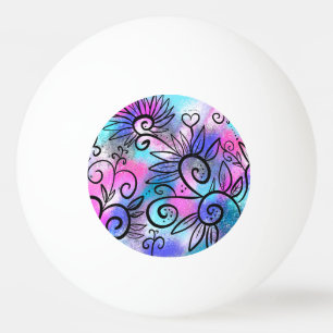 Grappig kleine vogel pingpongballen