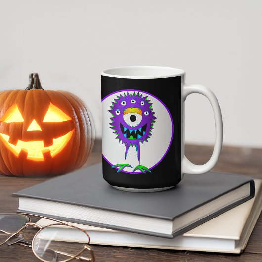 Grappig, kleurrijk, Cartoon Monster, Halloween Koffiemok
