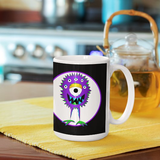 Grappig, kleurrijk, Cartoon Monster, Halloween Koffiemok