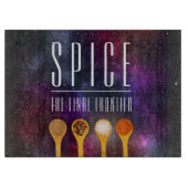 Grappig kleurrijk kruid de laatste grens snijplank (Voorkant)