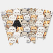 Grappig Kleurrijk Moody Katten Kitten doodle patro Bedankdoosjes (Ongevouwen)