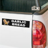 Grappig "Knoflook Brood" Skeleton Car Meme Bumpersticker (Op Truck)